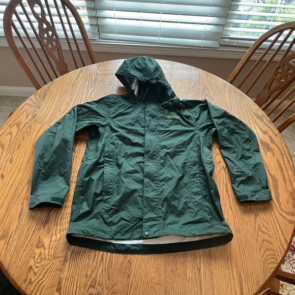 Marmot Other - Marmot PreCip Rain Jacket Lightweight Windbreaker Pit Zips Mens S Green